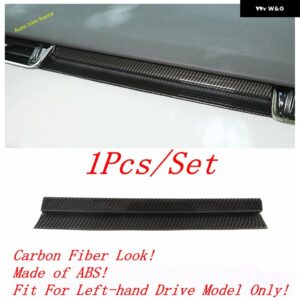 ランドローバー ダッシュボード エアコン アウトレット ACベント中央 制御 計器ストリップカバー トリム レンジローバー イヴォークL551 20 - B Carbon Fiber Look