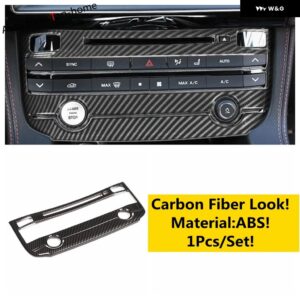 ジャガー ヘッドライト ボタン 電気公園ハンドブレーキ EPB 装飾 カバー トリム XF XE 2016-2019 カーボンカーアクセサリー - Model I