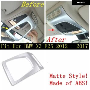 BMW フロントルーフ 読書灯ランプ 装飾 フレーム カバー トリム X3 F25 X4 F26 / 5シリーズ F10 F18 2012 - 2017 カーアクセサリー - Model B