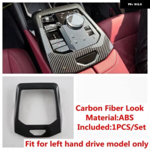 BMW ギア シフト ウォーターカップ ホルダー パネル ピラー B エアコン ベント AC コンセント フレーム カバー トリム 5シリーズ G60 2024 2025 - Model B