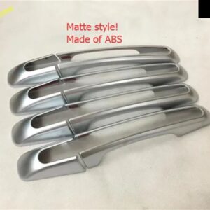 ジャガー ABS クローム外側ドアプルハンドル 装飾 キャップカバー トリム XE 2016-2018 カーアクセサリー - Matte