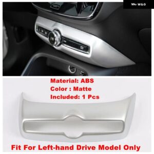 ボルボ ダッシュボード エアコン AC コンセント ヘッドライト スイッチ ボタン コントロール パネル カバー トリム XC40 2018 - 2024 カーアクセサリー - C Matte