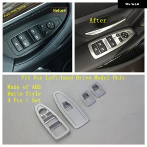 BMW ウィンドウリフト ボタン ギア シフト ボックス ヘッドライト ランプ 装飾 フレーム カバー トリム X1 F48 2016 - 2021 カーアクセサリー - Model A