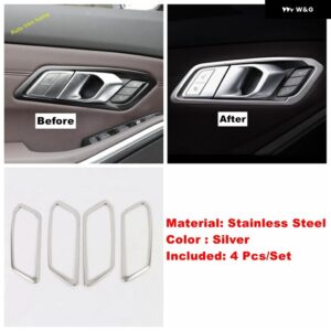 BMW エアコン AC ベント ダッシュボード ヘッドライト スイッチ ボタン ギア ボックス ドアハンドル ボウルカバー トリム 3シリーズ G20 2019 - 2024 - Handle Bowl