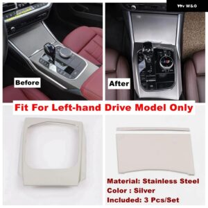 BMW エアコン AC ベント ダッシュボード ヘッドライト スイッチ ボタン ギア ボックス ドアハンドル ボウルカバー トリム 3シリーズ G20 2019 - 2024 - Gear Box