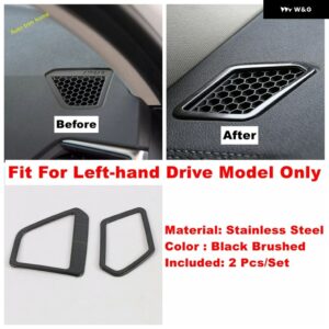 BMW ギア シフト ボックス / ダッシュボード エアAC アウトレット /ウィンドウリフト ボタン カバー トリム 3シリーズ G20 2019 - 2024 ブラック - Air AC Outlet a
