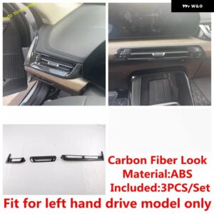 BMW ABS ダッシュボード 中央 制御 コンソール 空調 アウトレット AC ベントカバー トリム X1 U11 2023 2024 カーアクセサリー - For left hand drive