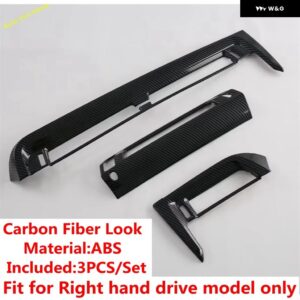 BMW ABS ダッシュボード 中央 制御 コンソール 空調 アウトレット AC ベントカバー トリム X1 U11 2023 2024 カーアクセサリー - For Right Hand Drive