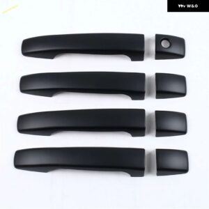 スバル アウター ドアハンドル クロージングボウル 装飾 ステッカー カバー トリム 車 フォレスター SH 39783 - Matte Black Style