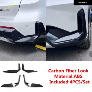 BMW フロントリア フォグライト ランプ カバー トリム デコレーション ステッカー バンパー モールディングガード X1 U11 2023 2024 コーナー プロテクター - Fron　and　Rear4
