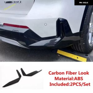 BMW フロントリア フォグライト ランプ カバー トリム デコレーション ステッカー バンパー モールディングガード X1 U11 2023 2024 コーナー プロテクター - Rear2