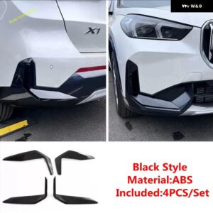 BMW フロントリア フォグライト ランプ カバー トリム デコレーション ステッカー バンパー モールディングガード X1 U11 2023 2024 コーナー プロテクター - Fron　and　Rear
