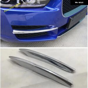 ジャガー フロントバンパー フォグライト ランプ グリル アイブロウ 装飾 カバー トリム XE 2016 - 2023 ABS アクセサリー - Model A
