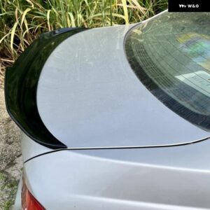 BMW 3シリーズ E90 セダン/2005-2012 スポイラー ABS プラスチック トランク リアリップテールウィングリペア PSM スタイル - Glossy　Black