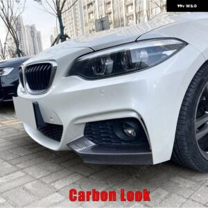 BMW フロントバンパー スプリッターリップ フォグライト フレーム F87 M2 F22 F23 220I 228I 230I M235I M240I M スポーツ 2014-2022 ヘッドライト - DOWN　Carbon　Look
