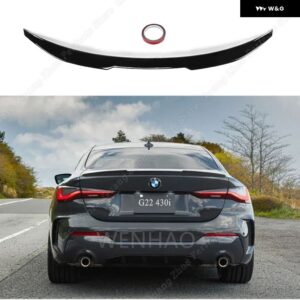 BMW 4シリーズ G22 G23 G24 G26 G82 420I 420D 430I M440I 2020-2023 スタイル リアルーフ リップ スポイラー ウイング ABS カーアクセサリー - G22　G82　2-DOOR　COUPE