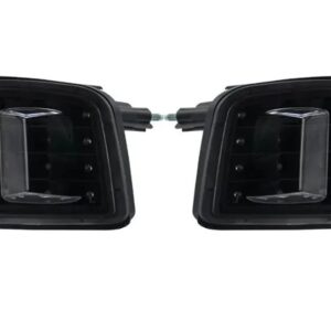 スバル フロント LED コーナーランプ WRX WRX STI 2015-2018 クリアランスライト ウインカーライト スモーククリアブラッ - Black