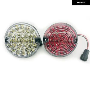 ランドローバー ディフェンダー カブリオ リア LED バックアップ ライト フォグランプ リバース ランプ - Clear and Red