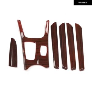 BMW ドア パネル トリム ギア シフト カバー スタイリング X3 F25 X4 2011-2016 左ハンドル 用 インテリア 自動車モールディング 6ピース - wood　color