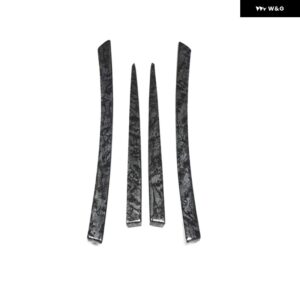 BMW M5 2012 2013 2014 ドア パネル 装飾 ストリップ ABS 車 トリム カバー オート スタイリング 4個 - black　wood