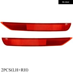 スバル リアバンパー ガイド ライト ストリップ フォレスター SH SJ 2009-2017 リフレクター トリム ガーニッシュ フォグランプ - Left and Right