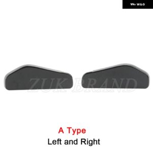 BMW ヘッドランプ ウォッシャーノズル カバー ヘッドライト ウォータースプレージェットキャップ蓋 3シリーズ E46 316 318 320 323 325 328 330 M3 未塗装 - Pair(A　Type)