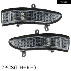 スバル バックミラー サイドミラー ウィンカーライト LED 矢印ランプ フォレスター アウトバックレガシィトライベッカ 84401-AG053 - Left and Right