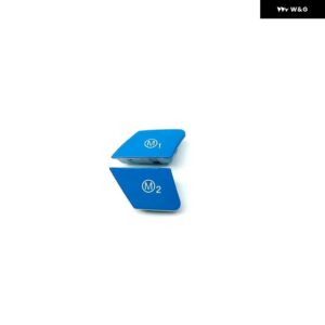 BMW ステアリングホイール M1 M2 ボタン カバー 6シリーズ F06 F12 F13 M スポーツ 2011-2017 点火 スイッチ エンジン スタートストップ ボタン - M1 M2 glossy blue