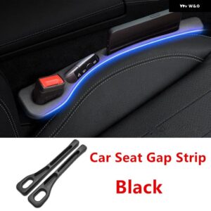 スバル PU カーシートギャップ漏れ防止シールストリップ 継ぎ目 収納 ボックス フォレスター アウトバックレガシィ BRZ インプレッサ - black