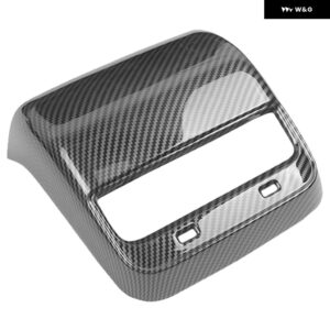 テスラ カーボン ABS リア エアベント アウトレット カバー トリム モデル3 Y 2017-2023 カーアクセサリー - carbon fiber