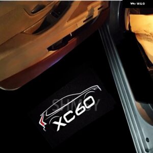 ボルボ 2個 プロジェクターアクセサリー LEDドアシャドウゴーストカーテシライト XC60 2009-16-2022 - XC60
