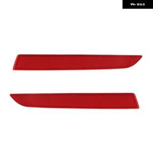 BMW リア バンパー リフレクター ブレーキライト 5 5シリーズ F10 LCI 518 520 525 528 530 535 2012-16 - 1 Left and 1 Right
