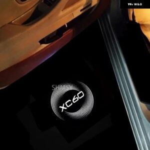ボルボ LEDドアウェルカムライトレーザープロジェクターランプ XC60 2015-22 - 2009 アクセサリー装飾 - whiie3