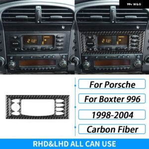 ポルシェ ボクスター 996 1998-2004 カーボンセンター コンソール ギア シフト エア アウトレット トリム スイートカー インテリア - 4