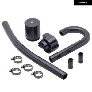 BMW 汎用 合金 リザーバー オイルキャッチ缶タンク N54 335黒色 - ALL