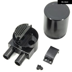 BMW 汎用 合金 リザーバー オイルキャッチ缶タンク N54 335黒色 - Main body