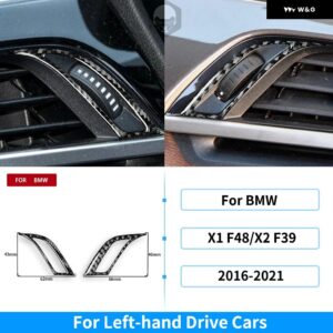BMW X1 F48 X2 F39 2016-21 ダッシュボード 計器 パネル エア アウトレット ハンドルセットカーボン ステッカー - LHD