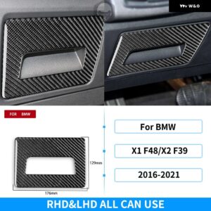 BMW X1 F48 X2 F39 2016-21 ダッシュボード 計器 パネル エア アウトレット ハンドルセットカーボン ステッカー - 2