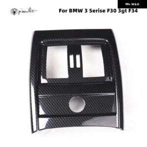 BMW 3シリーズ F30 2013-2018 室内装飾 パネル カーボン スタイルドアプルハンド コントロール ABS ステッカー 320I - Ivory