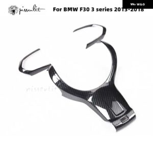 BMW 3シリーズ F30 2013-2018 室内装飾 パネル カーボン スタイルドアプルハンド コントロール ABS ステッカー 320I - khaki