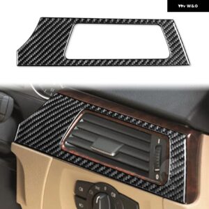 BMW 3シリーズ E90 2006-2008 カーボン ギア シフト センター コントロールドア アームレスト ダッシュボード フレーム エアベント トリム カバー - Air Outlet RHD