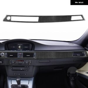 BMW 3シリーズ E90 2006-2008 カーボン ギア シフト センター コントロールドア アームレスト ダッシュボード フレーム エアベント トリム カバー - dashboard LHD