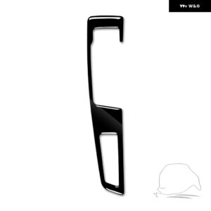 BMW 5シリーズ F10 2011-2017 ピアノブラック ギア シフト パネル 装飾カバー 車内 カスタム アクセサリー ステッカー - Black LHD B