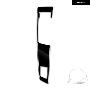 BMW 5シリーズ F10 2011-2017 ピアノブラック ギア シフト パネル 装飾カバー 車内 カスタム アクセサリー ステッカー - Black LHD A