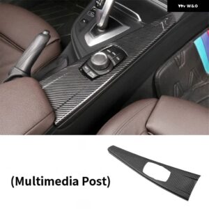 BMW 3シリーズ F30 F34 アクセサリーギア アームレスト 中央 アームレスト ボックス ステッカー カーボンテクスチャ インテリア パネル 320 328 - Multimedia