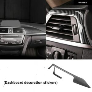 BMW 3シリーズ F30 F34 アクセサリーギア アームレスト 中央 アームレスト ボックス ステッカー カーボンテクスチャ インテリア パネル 320 328 - Dashboard