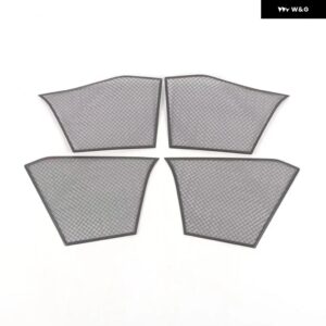 BMW X1 IX1 U11 2023 2024ドア スピーカー アピラー 計器 パネル スピーカー カバー トリム フレーム ステッカー インテリア アクセサリー - black 4 door horn
