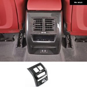 BMW ABS カーボン X3 G01 2022+ インテリア アクセサリーウィンドウスイッチ ギア シフト パネル センター コントロール エアベント カバー - Rear Air Vent Cover