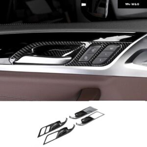 BMW ABS カーボン X3 G01 2022+ インテリア アクセサリーウィンドウスイッチ ギア シフト パネル センター コントロール エアベント カバー - Inner door bowl