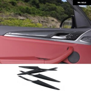 BMW ABS カーボン X3 G01 2022+ インテリア アクセサリーウィンドウスイッチ ギア シフト パネル センター コントロール エアベント カバー - inner door strip
